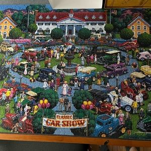 1000 piece Car Show puzzle - DOWDLE